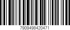 Código de barras (EAN, GTIN, SKU, ISBN): '7909498420471'