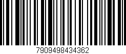 Código de barras (EAN, GTIN, SKU, ISBN): '7909498434362'