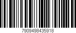 Código de barras (EAN, GTIN, SKU, ISBN): '7909498435918'