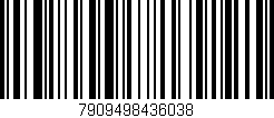 Código de barras (EAN, GTIN, SKU, ISBN): '7909498436038'