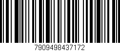 Código de barras (EAN, GTIN, SKU, ISBN): '7909498437172'