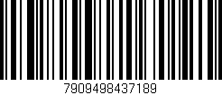 Código de barras (EAN, GTIN, SKU, ISBN): '7909498437189'