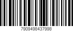 Código de barras (EAN, GTIN, SKU, ISBN): '7909498437998'