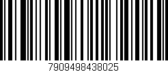 Código de barras (EAN, GTIN, SKU, ISBN): '7909498438025'