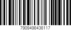 Código de barras (EAN, GTIN, SKU, ISBN): '7909498438117'