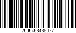 Código de barras (EAN, GTIN, SKU, ISBN): '7909498439077'