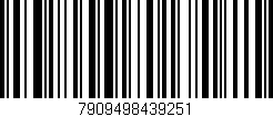 Código de barras (EAN, GTIN, SKU, ISBN): '7909498439251'