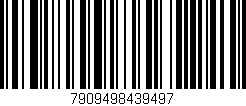 Código de barras (EAN, GTIN, SKU, ISBN): '7909498439497'