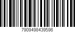 Código de barras (EAN, GTIN, SKU, ISBN): '7909498439596'