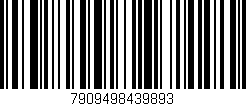 Código de barras (EAN, GTIN, SKU, ISBN): '7909498439893'