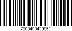 Código de barras (EAN, GTIN, SKU, ISBN): '7909498439961'