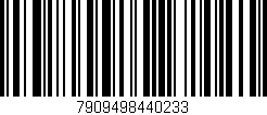 Código de barras (EAN, GTIN, SKU, ISBN): '7909498440233'