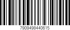 Código de barras (EAN, GTIN, SKU, ISBN): '7909498440615'