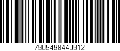 Código de barras (EAN, GTIN, SKU, ISBN): '7909498440912'