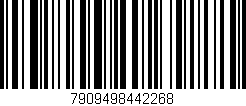 Código de barras (EAN, GTIN, SKU, ISBN): '7909498442268'