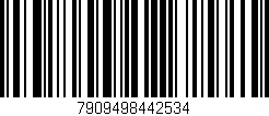 Código de barras (EAN, GTIN, SKU, ISBN): '7909498442534'