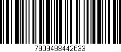 Código de barras (EAN, GTIN, SKU, ISBN): '7909498442633'