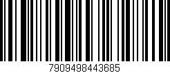 Código de barras (EAN, GTIN, SKU, ISBN): '7909498443685'