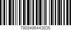 Código de barras (EAN, GTIN, SKU, ISBN): '7909498443838'