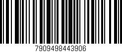 Código de barras (EAN, GTIN, SKU, ISBN): '7909498443906'