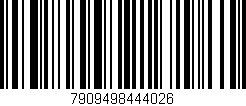 Código de barras (EAN, GTIN, SKU, ISBN): '7909498444026'