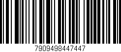 Código de barras (EAN, GTIN, SKU, ISBN): '7909498447447'