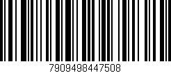 Código de barras (EAN, GTIN, SKU, ISBN): '7909498447508'