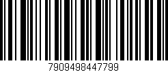 Código de barras (EAN, GTIN, SKU, ISBN): '7909498447799'