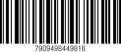 Código de barras (EAN, GTIN, SKU, ISBN): '7909498449816'