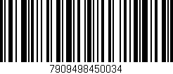 Código de barras (EAN, GTIN, SKU, ISBN): '7909498450034'