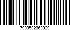 Código de barras (EAN, GTIN, SKU, ISBN): '7909502668929'