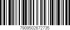 Código de barras (EAN, GTIN, SKU, ISBN): '7909502672735'