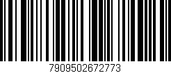 Código de barras (EAN, GTIN, SKU, ISBN): '7909502672773'