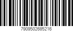 Código de barras (EAN, GTIN, SKU, ISBN): '7909502685216'