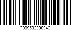 Código de barras (EAN, GTIN, SKU, ISBN): '7909502808943'