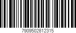 Código de barras (EAN, GTIN, SKU, ISBN): '7909502812315'