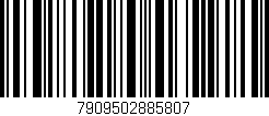 Código de barras (EAN, GTIN, SKU, ISBN): '7909502885807'