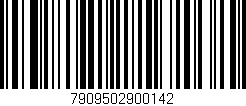 Código de barras (EAN, GTIN, SKU, ISBN): '7909502900142'