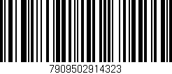 Código de barras (EAN, GTIN, SKU, ISBN): '7909502914323'