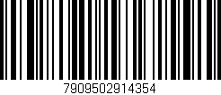 Código de barras (EAN, GTIN, SKU, ISBN): '7909502914354'