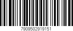 Código de barras (EAN, GTIN, SKU, ISBN): '7909502919151'