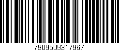 Código de barras (EAN, GTIN, SKU, ISBN): '7909509317967'