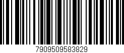 Código de barras (EAN, GTIN, SKU, ISBN): '7909509583829'