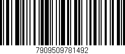 Código de barras (EAN, GTIN, SKU, ISBN): '7909509781492'