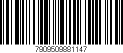 Código de barras (EAN, GTIN, SKU, ISBN): '7909509881147'