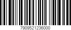 Código de barras (EAN, GTIN, SKU, ISBN): '7909521236000'