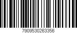 Código de barras (EAN, GTIN, SKU, ISBN): '7909530263356'