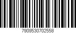 Código de barras (EAN, GTIN, SKU, ISBN): '7909530702558'