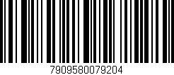 Código de barras (EAN, GTIN, SKU, ISBN): '7909580079204'