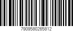 Código de barras (EAN, GTIN, SKU, ISBN): '7909580265812'